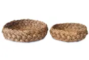 Banana Bark Round Bowl Set of 2