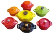 Mini Casserole en Fonte Colorée
