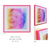 Acrylic Slice 3D Wall Art