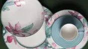 Orchid Garden Fuchsia Porcelain
