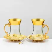Decorated Tumbler and Coffee Set