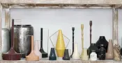 GMB Collection of Candle Sticks and Flower Vase
