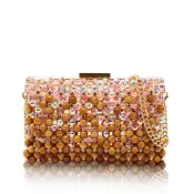 Aurelia Roseligne Handmade Crystal Wood Handbag