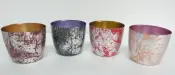 Iron Enamelled Foil T Lite Holders