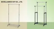 Chrome Plated Clothes Hanger Trolley