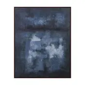 Framed Gesso Canvas with Hand Paint