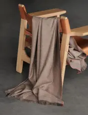 Elvang Ecru Baby Alpaca Throw