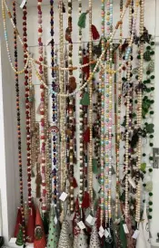 Wooden Bead and Wool Seasonal Garlands