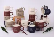 Coffee Color Ceramic Decal Set