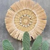Wicker Wall Hanging Decor