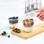 Bicchiere Parfait in PET a prova di manomissione