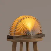 Linen Book Lamp Design