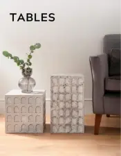 Design Up Living Stone and Glass Tables