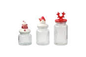 Glass Storage Jar with Ceramic Lid