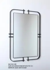 M4152C-BK Rectangular Wall Mirror