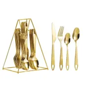 16/24pcs 18/0 Stainless Steel Flatware Set