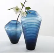 Blue Glass Vases
