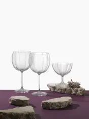 Blomme Organic Crystal Glassware Collection