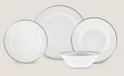 24-Piece Rim Shape Dinner Set