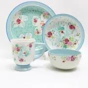16 pcs Stoneware Ceramic Dinner Set