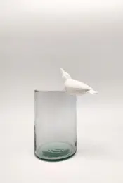 Fine Bone China Hanging Bird for Vases