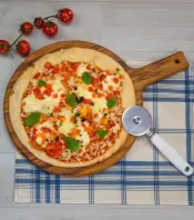 Teak Wood Round Serving Board