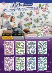 3D Glitter Home Decoration Stickers