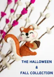 Handmade Felt Fall and Halloween Decor