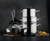 Saveur Selects Tri Ply Cast Iron Carbon Steel Cookware