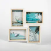 MDF Multi Photo Frame 4 Opening