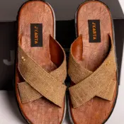 Criss Cross Band Slippers