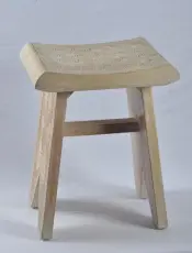 Wooden Carved Pattern Stool