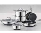 Tri-Ply Stainless Steel Non-Stick Cookware Set