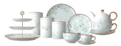 Floral Dinner Set with Tea Set