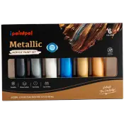 75ml Metallic Acrylic Paint
