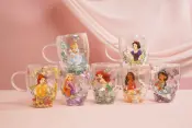 Disney Pastel Princess Floral Decorative Glass Mug - Multi Princess