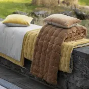 ELISE Velvet Cushions and Quilted Blankets