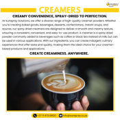 Creamer Powders for Beverages and Desserts