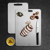 Inox 18/10 and Titanium Cutting Boards