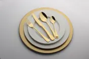 Gold Plated Classic Stainless Steel Cutlery Set