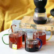 High Borosilicate Handle Glass Water Cup