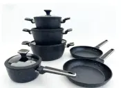 Speckled Marble Non-Stick Forged Aluminum Cookware Set