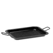 Enamelled Steel Griddle Pan