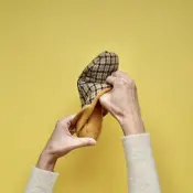Japan Made Houndstooth Reversible Room Shoes