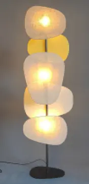 Linen Panel Floor Lamp