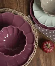 Floral Edge Ceramic Dinnerware Set