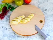 Hinoki Urushi Round Cutting Board