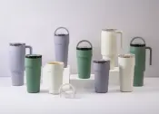 LocknLock Metro Cafe Ceramic Top Handle Tumbler