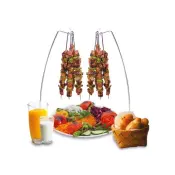 10 Pieces Chrome Plated Skewer Set
