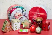 Christmas Decorative Tin Box